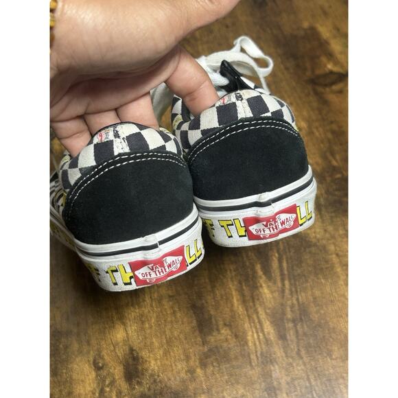 Vans X SpongeBob Squarepants Old Skool Off the Wall M 3.5 W 5 Checkered - Picture 4 of 11
